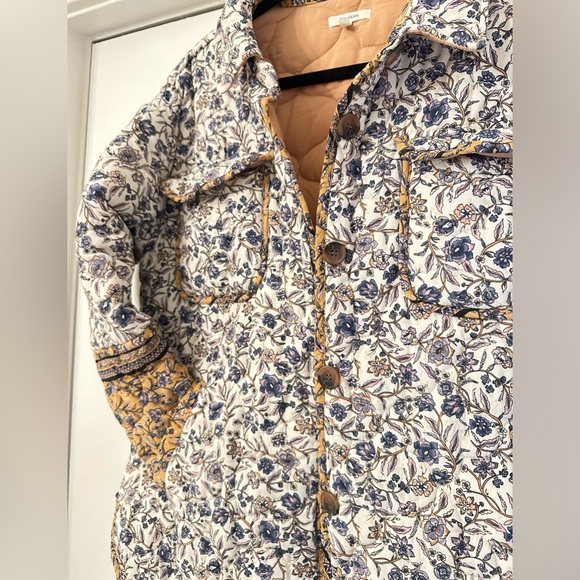 Quilted Floral Shacket XL - Picture 4 of 6